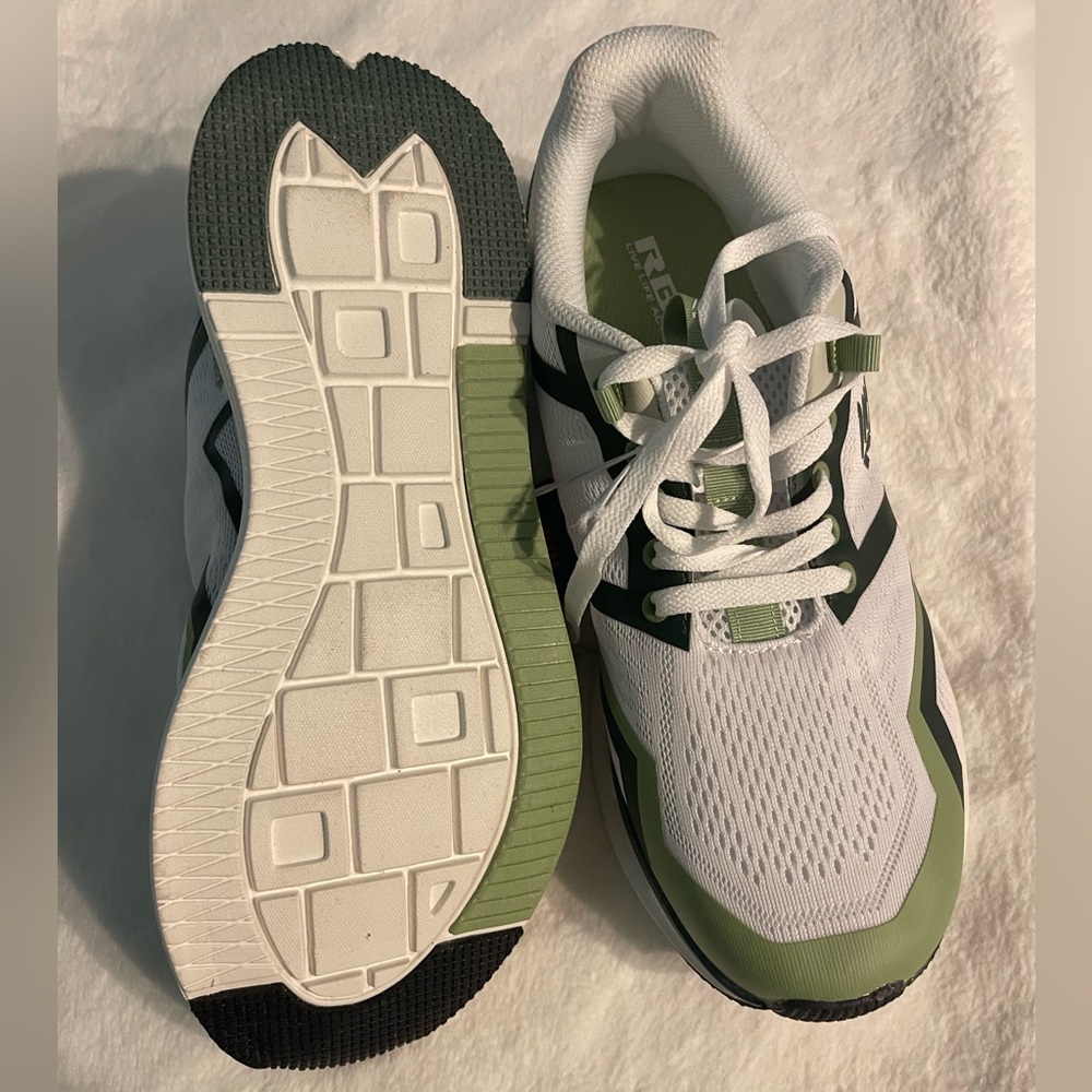 RBX Men's White and Green Athletic Shoes - Picture 8 of 16